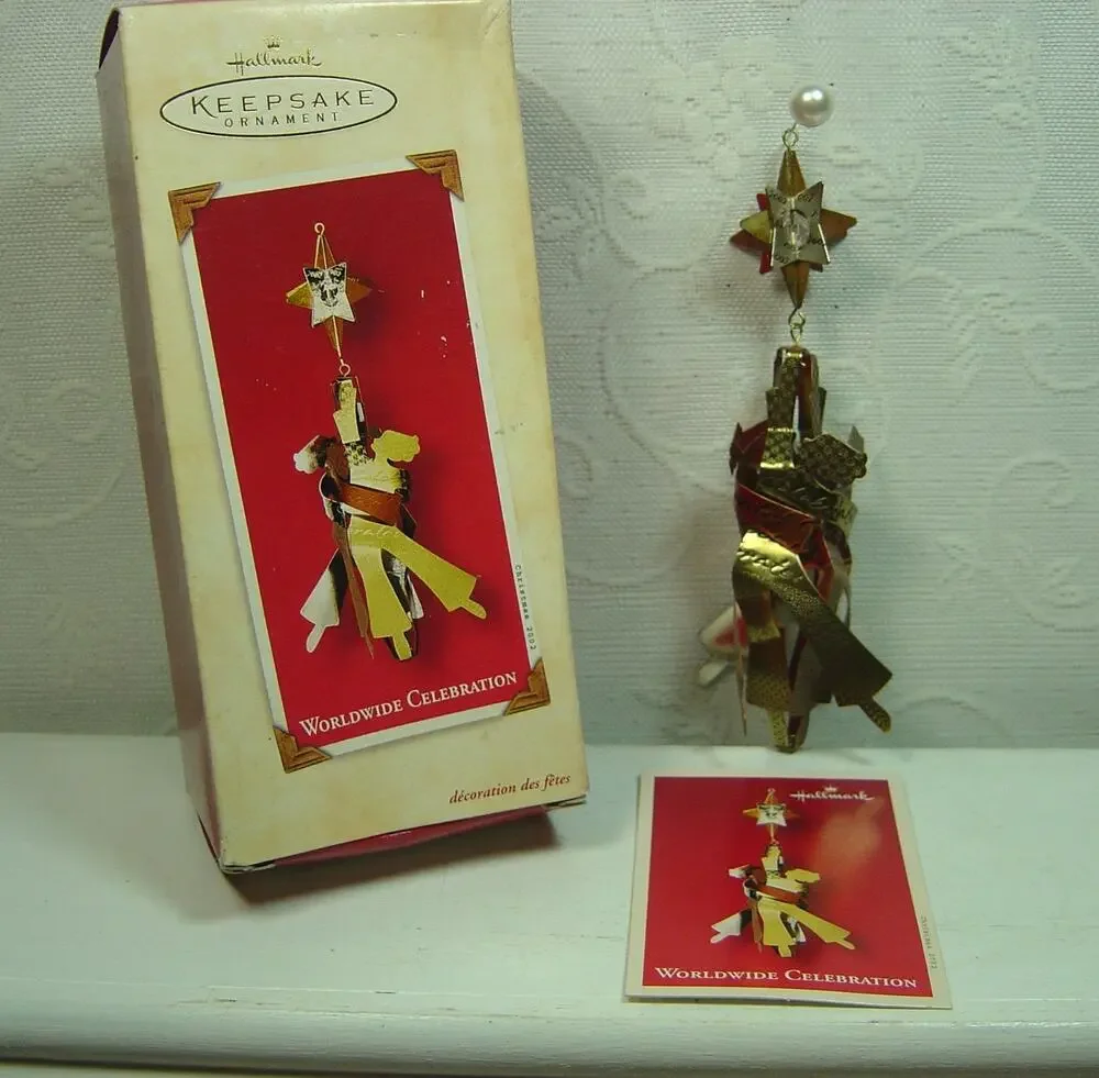 HALLMARK ORNAMENT-WORLDWIDE CELEBRATION-2002